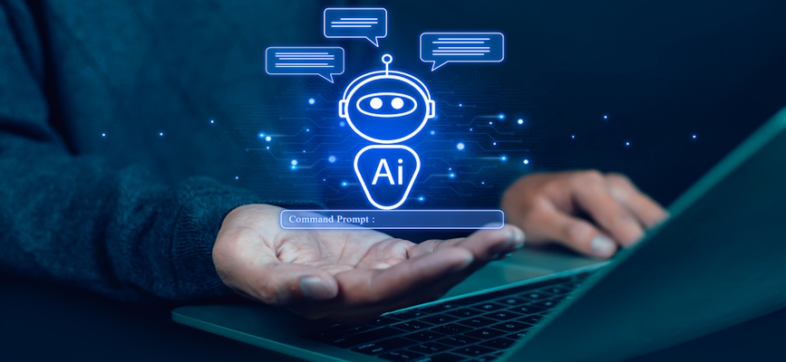-concept showing AI incorporated into publishing workflow-