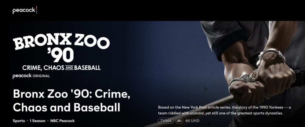 The New York Post licensed it's IP to Peacock as part of its multi-platform strategy.