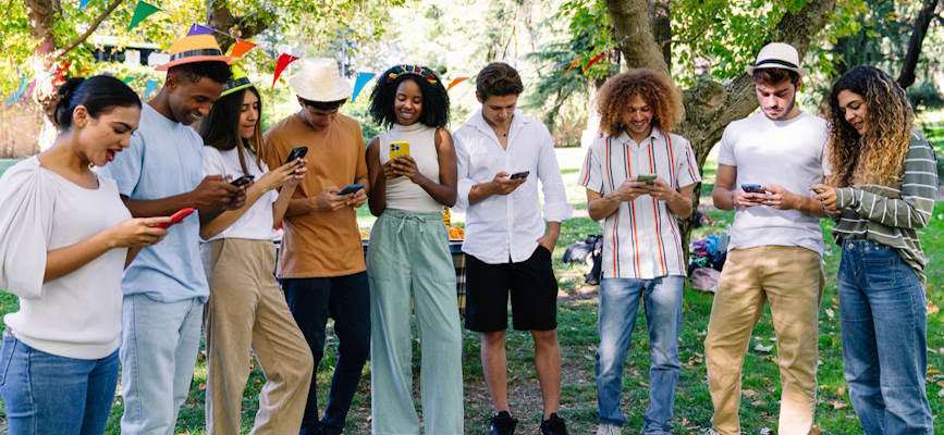 - Hispanic audiences and consumers enjoying media -